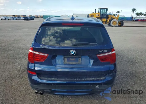 2016 BMW X3 xDrive28I z USA, uszkodzony, nr VIN 5UXWX9C51G0D73609